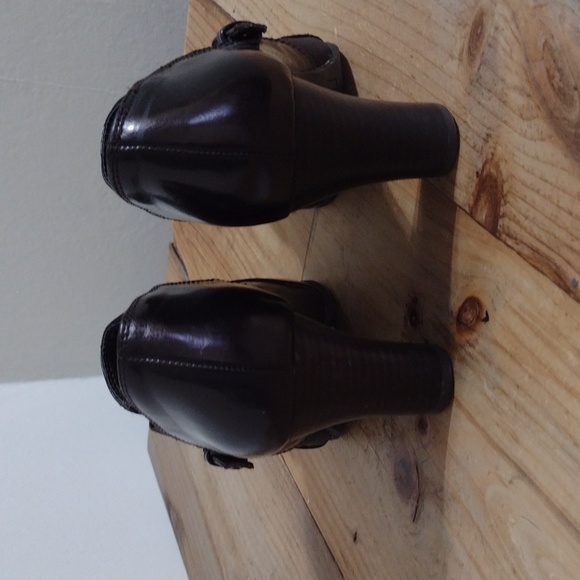 Nickels Faux Leather Square Toe Ankle Booties w/ Buckle Size 9 - Picture 12 of 15